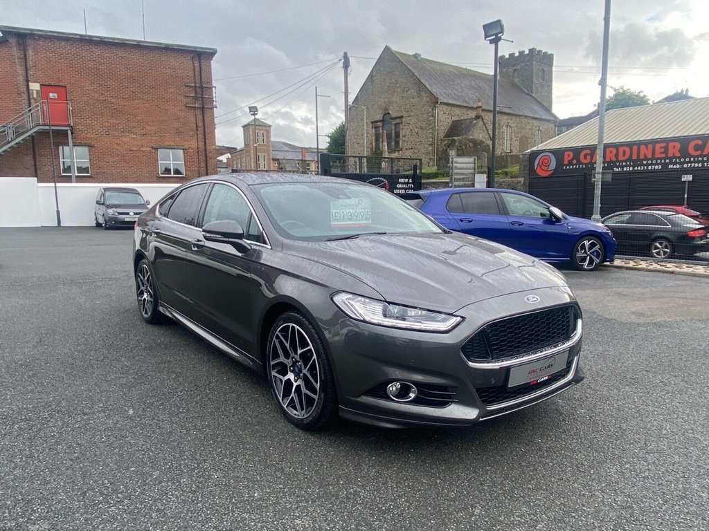 USED 2016 16 FORD MONDEO 2.0 TITANIUM TDCI 5d 177 BHP FULL BLACK LEATHER