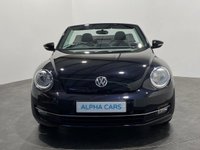 USED 2014 14 VOLKSWAGEN BEETLE 2.0 SPORT TDI DSG 2d 139 BHP Low Mileage 35560 Miles Automatic DSG, Striking metallic black , navigation /media touch screen, 18" Diamond cut alloy wheels, in stock ready for summer cruising with FREE UK DELIVERY