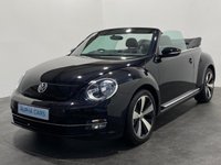USED 2014 14 VOLKSWAGEN BEETLE 2.0 SPORT TDI DSG 2d 139 BHP Low Mileage 35560 Miles Automatic DSG, Striking metallic black , navigation /media touch screen, 18" Diamond cut alloy wheels, in stock ready for summer cruising with FREE UK DELIVERY