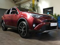 USED 2017 66 TOYOTA RAV4 2.5 VVT-I ICON AWD TSS 5d 197 BHP &pound;30 ROAD TAX SAT NAV CAMERA PART LEATHER