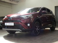 USED 2017 66 TOYOTA RAV4 2.5 VVT-I ICON AWD TSS 5d 197 BHP &pound;30 ROAD TAX SAT NAV CAMERA PART LEATHER