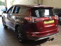 USED 2017 66 TOYOTA RAV4 2.5 VVT-I ICON AWD TSS 5d 197 BHP &pound;30 ROAD TAX SAT NAV CAMERA PART LEATHER