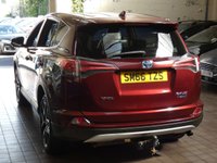 USED 2017 66 TOYOTA RAV4 2.5 VVT-I ICON AWD TSS 5d 197 BHP &pound;30 ROAD TAX SAT NAV CAMERA PART LEATHER