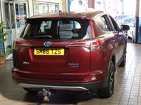USED 2017 66 TOYOTA RAV4 2.5 VVT-I ICON AWD TSS 5d 197 BHP &pound;30 ROAD TAX SAT NAV CAMERA PART LEATHER