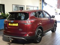 USED 2017 66 TOYOTA RAV4 2.5 VVT-I ICON AWD TSS 5d 197 BHP &pound;30 ROAD TAX SAT NAV CAMERA PART LEATHER