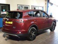 USED 2017 66 TOYOTA RAV4 2.5 VVT-I ICON AWD TSS 5d 197 BHP &pound;30 ROAD TAX SAT NAV CAMERA PART LEATHER