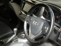 USED 2017 66 TOYOTA RAV4 2.5 VVT-I ICON AWD TSS 5d 197 BHP &pound;30 ROAD TAX SAT NAV CAMERA PART LEATHER