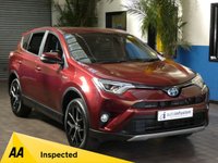 USED 2017 66 TOYOTA RAV4 2.5 VVT-I ICON AWD TSS 5d 197 BHP &pound;30 ROAD TAX SAT NAV CAMERA PART LEATHER