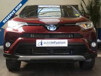 USED 2017 66 TOYOTA RAV4 2.5 VVT-I ICON AWD TSS 5d 197 BHP &pound;30 ROAD TAX SAT NAV CAMERA PART LEATHER
