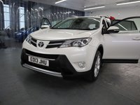 USED 2013 13 TOYOTA RAV4 2.2 D-4D INVINCIBLE 5d 150 BHP ABSOLUTELY STUNNING CONDITION WITH FULL YEARLY TOYOTA SERVICE HISTORY