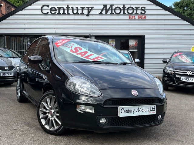 2014 14 Fiat Punto 1.4 16v Jet BLACK II 3dr - UPGRADE ALLOYS