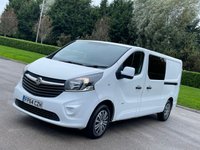 USED 2014 64 VAUXHALL VIVARO 1.6 2900 L2H1 CDTI P/V 114 BHP ** NO VAT ** NO VAT **