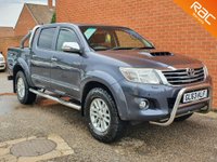 USED 2014 63 TOYOTA HI-LUX 3.0 INVINCIBLE 4X4 D-4D DCB 169 BHP ** NO VAT ** NO VAT - LOW MILES - REAR CAMERA - SAT NAV - FULL BLACK LEATHER HEATED SEATS