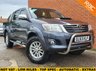 USED 2014 63 TOYOTA HI-LUX 3.0 INVINCIBLE 4X4 D-4D DCB 169 BHP ** NO VAT ** NO VAT - LOW MILES - REAR CAMERA - SAT NAV - FULL BLACK LEATHER HEATED SEATS