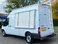 USED 2013 63 FORD TRANSIT T350 Tdci 125  LWB [ GLAZIERS FRAIL RACK ] H/R P/V 
