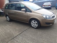 USED 2013 13 VAUXHALL ZAFIRA 1.7 EXCLUSIV NAV CDTI ECOFLEX 5d 108 BHP 