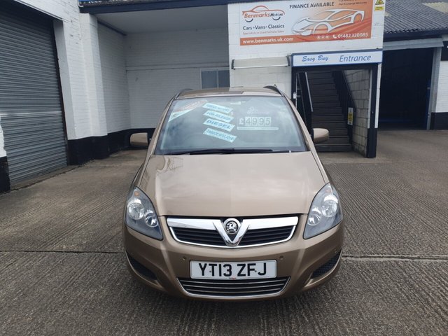 2013 13 Vauxhall Zafira 1.7 EXCLUSIV NAV CDTI ECOFLEX 5d 108 BHP