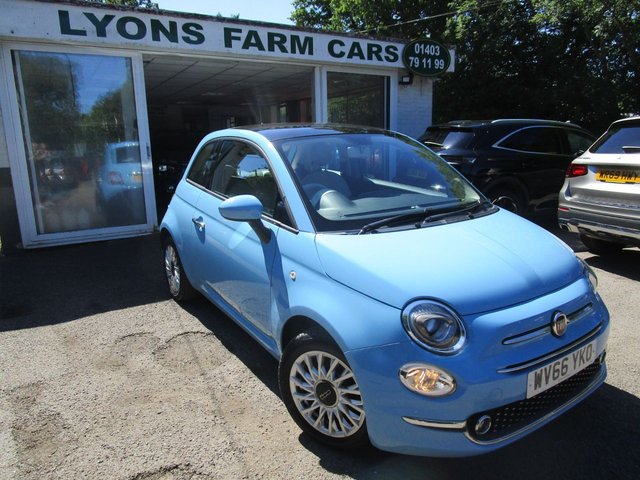 2016 66 Fiat 500 1.2 LOUNGE 3d 69 BHP