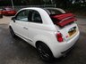 USED 2015 15 FIAT 500C 1.2 LOUNGE CONVERTIBLE 3d 69 BHP *Optional extra Pearlescent White Tricoat Paint with upgraded 16" Alloy Wheels & Automatic Climate Control* Fiat Main Dealer Service History + Just Serviced, Two Previous Owners, MOT until June 2023, Convertible, Great fuel economy! Only &pound;30 Road Tax!