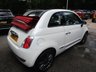 USED 2015 15 FIAT 500C 1.2 LOUNGE CONVERTIBLE 3d 69 BHP *Optional extra Pearlescent White Tricoat Paint with upgraded 16" Alloy Wheels & Automatic Climate Control* Fiat Main Dealer Service History + Just Serviced, Two Previous Owners, MOT until June 2023, Convertible, Great fuel economy! Only &pound;30 Road Tax!