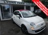 USED 2015 15 FIAT 500C 1.2 LOUNGE CONVERTIBLE 3d 69 BHP *Optional extra Pearlescent White Tricoat Paint with upgraded 16" Alloy Wheels & Automatic Climate Control* Fiat Main Dealer Service History + Just Serviced, Two Previous Owners, MOT until June 2023, Convertible, Great fuel economy! Only &pound;30 Road Tax!