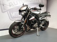 USED 2017 67 TRIUMPH STREET TRIPLE 765 RS WITH SCORPION RACE EXHAUST