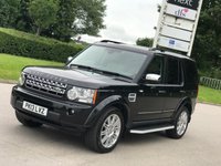 USED 2013 13 LAND ROVER DISCOVERY 3.0 4 SDV6 HSE 5d 255 BHP MOST HISTORY + SAT NAV + R , CAMERA