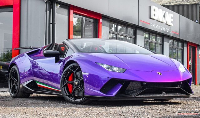 2018 18 Lamborghini Huracan 5.2 LP 640-4 PERFORMANTE SPYDER 2d 631 BHP