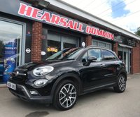 USED 2017 66 FIAT 500X 1.6 MULTIJET CROSS PLUS 5d 120 BHP 1/2 LEATHER~A/C~SAT NAV~BLUETOOTH