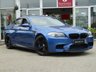 USED 2012 BMW M5 4.4 M5 4d 553 BHP Finished in MONTE CARLO BLUE with SILVERSTONE HEATED LEATHER TRIM. This has got to be the ultimate super saloon. This car offers incredible performance and ultimate luxury. This fantastic allrounder is one of the fastest family saloon around. Features include Sat Nav, Heated Leather, Pan Roof, DAB Radio, Soft Close Doors, Power rear Boot, Rear Camera, Heads Up Display, Memory seats and much much more. Dealer Serviced at 1122 miles, 15653 miles, 23386 miles, 34614 miles and at 41022 miles.