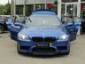 USED 2012 BMW M5 4.4 M5 4d 553 BHP Finished in MONTE CARLO BLUE with SILVERSTONE HEATED LEATHER TRIM. This has got to be the ultimate super saloon. This car offers incredible performance and ultimate luxury. This fantastic allrounder is one of the fastest family saloon around. Features include Sat Nav, Heated Leather, Pan Roof, DAB Radio, Soft Close Doors, Power rear Boot, Rear Camera, Heads Up Display, Memory seats and much much more. Dealer Serviced at 1122 miles, 15653 miles, 23386 miles, 34614 miles and at 41022 miles.