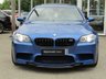 USED 2012 BMW M5 4.4 M5 4d 553 BHP Finished in MONTE CARLO BLUE with SILVERSTONE HEATED LEATHER TRIM. This has got to be the ultimate super saloon. This car offers incredible performance and ultimate luxury. This fantastic allrounder is one of the fastest family saloon around. Features include Sat Nav, Heated Leather, Pan Roof, DAB Radio, Soft Close Doors, Power rear Boot, Rear Camera, Heads Up Display, Memory seats and much much more. Dealer Serviced at 1122 miles, 15653 miles, 23386 miles, 34614 miles and at 41022 miles.