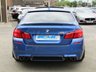 USED 2012 BMW M5 4.4 M5 4d 553 BHP Finished in MONTE CARLO BLUE with SILVERSTONE HEATED LEATHER TRIM. This has got to be the ultimate super saloon. This car offers incredible performance and ultimate luxury. This fantastic allrounder is one of the fastest family saloon around. Features include Sat Nav, Heated Leather, Pan Roof, DAB Radio, Soft Close Doors, Power rear Boot, Rear Camera, Heads Up Display, Memory seats and much much more. Dealer Serviced at 1122 miles, 15653 miles, 23386 miles, 34614 miles and at 41022 miles.