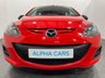 USED 2013 13 MAZDA 2 1.3 TS 5d 74 BHP High Gloss Red, 5  Door 12 months MOT, Fully serviced FREE UK DELIVERY