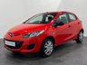 USED 2013 13 MAZDA 2 1.3 TS 5d 74 BHP High Gloss Red, 5  Door 12 months MOT, Fully serviced FREE UK DELIVERY