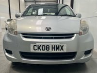 USED 2008 08 DAIHATSU SIRION 1.0 S 5d 69 BHP Rear P.Sensors,&pound;30 Tax,Air Con