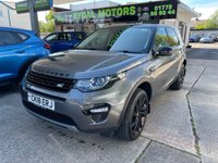 USED 2018 18 LAND ROVER DISCOVERY SPORT 2.0 TD4 HSE BLACK 5d 180 BHP BLACK PACK + TOP OF THE RANGE + BLUETOOTH + SERVICE HISTORY + REVERSING CAMERA + SATELLITE NAVIGATION
