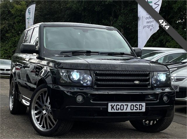 2007 P LAND ROVER RANGE ROVER SPORT 2.7 TDV6 SPORT HSE 5d AUTO 188 BHP FULL LEATHER + GOOGLE MAPS + ELECTRIC SEATS + MEMORY SEATS + PRIVACY GLASS + ANDROID AUTO + ECO MODE + DRIVE SELECT MODE + BLUETOOTH + CRUISE CONTROL +