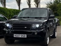 USED 2007 P LAND ROVER RANGE ROVER SPORT 2.7 TDV6 SPORT HSE 5d AUTO 188 BHP FULL LEATHER + GOOGLE MAPS + ELECTRIC SEATS + MEMORY SEATS + PRIVACY GLASS + ANDROID AUTO + ECO MODE + DRIVE SELECT MODE + BLUETOOTH + CRUISE CONTROL +