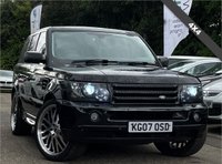 USED 2007 P LAND ROVER RANGE ROVER SPORT 2.7 TDV6 SPORT HSE 5d AUTO 188 BHP FULL LEATHER + GOOGLE MAPS + ELECTRIC SEATS + MEMORY SEATS + PRIVACY GLASS + ANDROID AUTO + ECO MODE + DRIVE SELECT MODE + BLUETOOTH + CRUISE CONTROL +