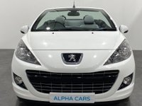USED 2014 K PEUGEOT 207 1.6 CC ROLAND GARROS 2d 120 BHP STUNNING  Very Rare striking Bianco white , silver roland garros embossed leather sports seats , in stock and ready for summer cruising with FREE UK DELIVERY
