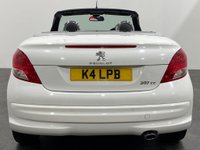 USED 2014 K PEUGEOT 207 1.6 CC ROLAND GARROS 2d 120 BHP STUNNING  Very Rare striking Bianco white , silver roland garros embossed leather sports seats , in stock and ready for summer cruising with FREE UK DELIVERY