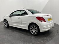 USED 2014 K PEUGEOT 207 1.6 CC ROLAND GARROS 2d 120 BHP STUNNING  Very Rare striking Bianco white , silver roland garros embossed leather sports seats , in stock and ready for summer cruising with FREE UK DELIVERY