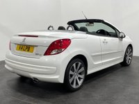 USED 2014 K PEUGEOT 207 1.6 CC ROLAND GARROS 2d 120 BHP STUNNING  Very Rare striking Bianco white , silver roland garros embossed leather sports seats , in stock and ready for summer cruising with FREE UK DELIVERY