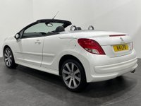 USED 2014 K PEUGEOT 207 1.6 CC ROLAND GARROS 2d 120 BHP STUNNING  Very Rare striking Bianco white , silver roland garros embossed leather sports seats , in stock and ready for summer cruising with FREE UK DELIVERY