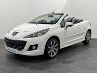 USED 2014 K PEUGEOT 207 1.6 CC ROLAND GARROS 2d 120 BHP STUNNING  Very Rare striking Bianco white , silver roland garros embossed leather sports seats , in stock and ready for summer cruising with FREE UK DELIVERY