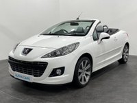 USED 2014 K PEUGEOT 207 1.6 CC ROLAND GARROS 2d 120 BHP STUNNING  Very Rare striking Bianco white , silver roland garros embossed leather sports seats , in stock and ready for summer cruising with FREE UK DELIVERY