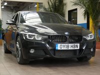 USED 2018 18 BMW 3 SERIES 2.0 330E M SPORT SHADOW EDITION 4d 249 BHP SAT NAV LEATHER PARKING SENSOR
