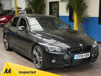 USED 2018 18 BMW 3 SERIES 2.0 330E M SPORT SHADOW EDITION 4d 249 BHP SAT NAV LEATHER PARKING SENSOR