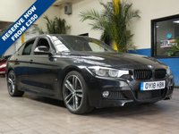 USED 2018 18 BMW 3 SERIES 2.0 330E M SPORT SHADOW EDITION 4d 249 BHP SAT NAV LEATHER PARKING SENSOR